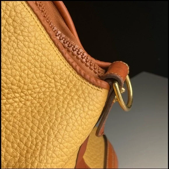 Dooney and Bourke Palomino Leather Norfolk Travel Luggage Bag Carry On - Picture 7 of 16